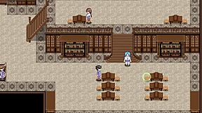 in city of secret pt 3, the slut says, 'watch me expose my big tits to the class while defeating the boss!'