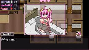 Noelle Uses Toys for Handjob and Blowjob Leading to Cum on Ass