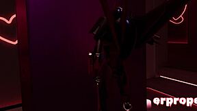 VR챗에서 아시와 스타스크림 글로리홀 때려