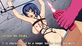 Exorcist Shrine Maiden Miharu Bound in Licentious BDSM Game Part 2