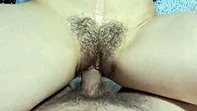 Cumming in Wife and Still Fucking Her Hairy Pussy Hard