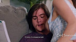 Tutor teaches student with strange step mom relationship!