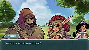 Akaburs Star Channel Part 54: Monster Alien Fucks Big Tits Anime Girl With Dirty Talk!