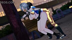 genshin arlecchino motion damage voice