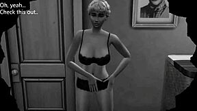 sims 4 master bates motel psycho parody with mommy blowjob