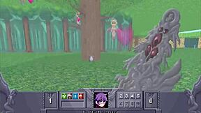 Monster girl with big ass and tits dominates with oral blowjob and creampie