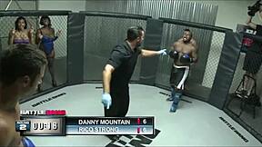 Hot black busty girl banged by huge cock