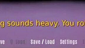 Mačeha draži v spalnici, drka steklenico kot kurca v hentai igri.