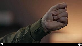 tommy pistol freezes colleague for wild sex doll fucking in trailer