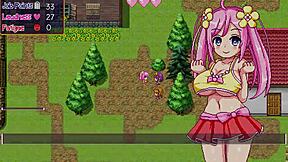 Noelle Uses Toys for Handjob and Blowjob Leading to Cum on Ass