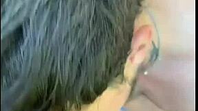 Beautiful Young Girl Sucks Stranger Jerking Off on Trail