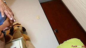 Watch the Young Latina's Tight Ass Get Humiliated by Huge Dildos!