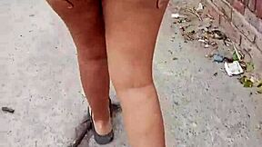 Young Latina flaunts her assets in public in Argentina