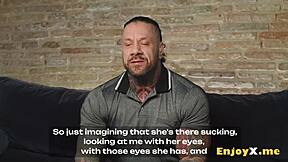 Hot dark haired girl says, 'Ravage my ass with your tongue, inked lover'