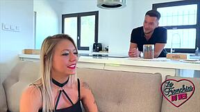 Ashley Blonde Atomique hints at double penetration with two stallions