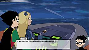 18 Titans episode 54 - Terra: Hentai game with commented gameplay