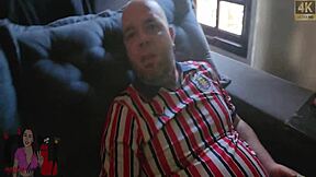 Wife brings creampie surprise home for cuckold husband to clean