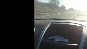 Intense Handjob Action In The Car With Passion.