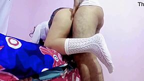 I fucked my hot Mexican schoolgirl neighbor outdoors