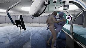 Unleashing raw power with alien monster in wild play