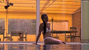 Hottest Petite Russian Teen Irina Russaka Nude Underwater with Tight Ass and Pussy