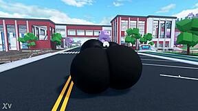 My Thicc Avatar Dances with Huge Tits and Ass