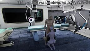 Unleashing raw power with alien monster in wild play