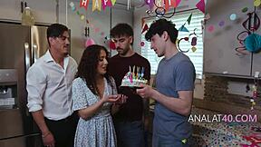 i can't believe this birthday gangbang with my step family turned into pure ass chaos