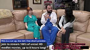 Ditria Rose prestaja fizični vpisni pregled na univerzi v Tampi