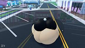 My Thicc Avatar Dances with Huge Tits and Ass