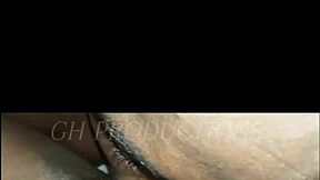 Ghetto Slut's Pussy and Asshole Stretched, Eaten, Bent Over for Rough Fucking and Cumshot on Big Ass