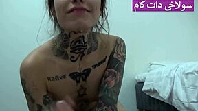 Beautiful Brunette Babe Has Sex with Big Ass in Homemade Video