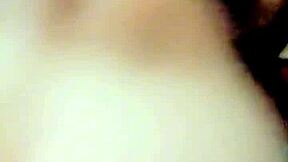 Latina Milf in Missionary Position. Complains About Young Man's Intense Fucking in Visiting House