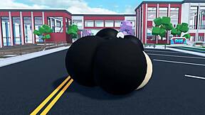 My Thicc Avatar Dances with Huge Tits and Ass