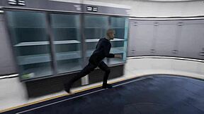 Unleashing raw power with alien monster in wild play