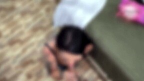 i give him a delicious blowjob before he catches the train