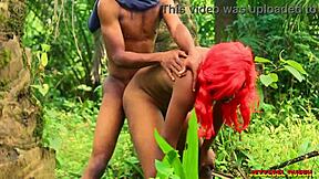 Pretty Latina Babe Has Outdoor Sex In African Forest