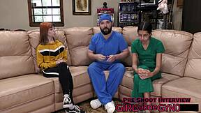 Ditria Rose menjalani pemeriksaan fizikal masuk universiti Tampa