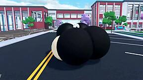 My Thicc Avatar Dances with Huge Tits and Ass