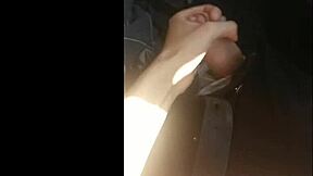 Intense Handjob Action In The Car With Passion.