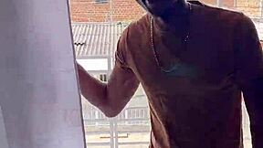 Horny Latina cheats on husband with neighbor's big black cock