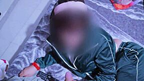 young mexican student gets anal in room after school