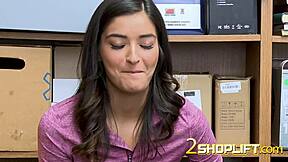 emily willis says she's shy but flirts with the mall cop