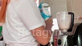 Young Redhead Gets Anal Sex With Cum Inside Her Tight Ass