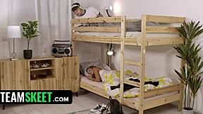 Hell Yeah! Eveline Dellai Meets Hot Roommate Michael in Hostel for Wild Action