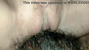 Teasing friend's shaved pussy with hard dick