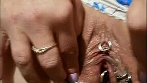 Kiwi Slutty Milf Plays With Glass Beads Before Full Creampie Fuck