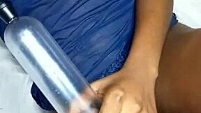 Wow, Beautiful Black Teen Pumps and Sucks My Cock!