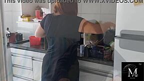 Vovo Ventura Fantasizes About Tattooed Maid's Big Clit