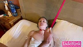 BDSM sex with rough fucking and screaming in a kinky video